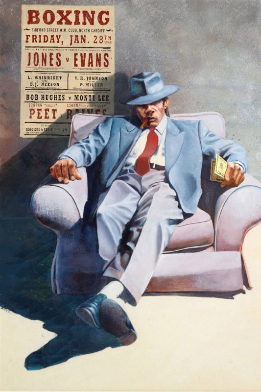 S Christopher James man In Chair