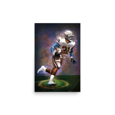 Football player running with pig - Image 4