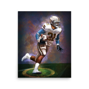 Football player running with pig - Image 5