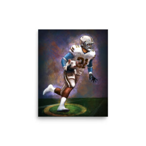 Football player running with pig - Image 6
