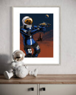 S Christopher James Space Force ©2021 Poster setting