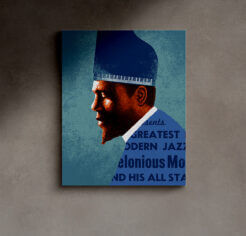 S Christopher James Thelonious Monk Poster