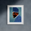 Profile Artistic Portrait of THelonious Monk by S.C.James