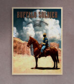 Buffalo soldier on horseback