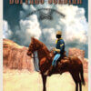 Buffalo on horseback Vintage Style print by S. C. James