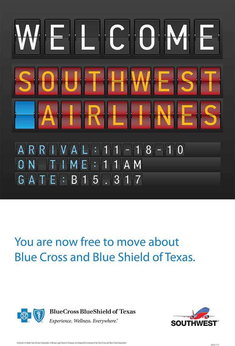 southwestair welcomeposter