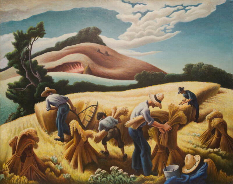 Thomas Hart Benton, Cradling Wheat