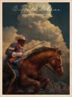 Buffalo Soldier on the Western Frontier Poster Art by S.C.James