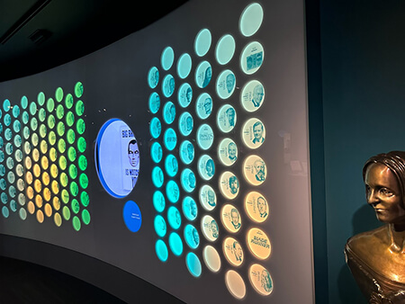 Museum of Pop Culture: A Journey Through Entertainment 5 The Science Fiction and Fantasy Hall of Fame (SFFHOF) exhibition invites visitors to explore the lives and legacies of the current inductees through interpretive films, interactive kiosks, and more than 30 artifacts.