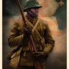 Harlem Hellfighter Séchault vintage-style poster by S.C. James